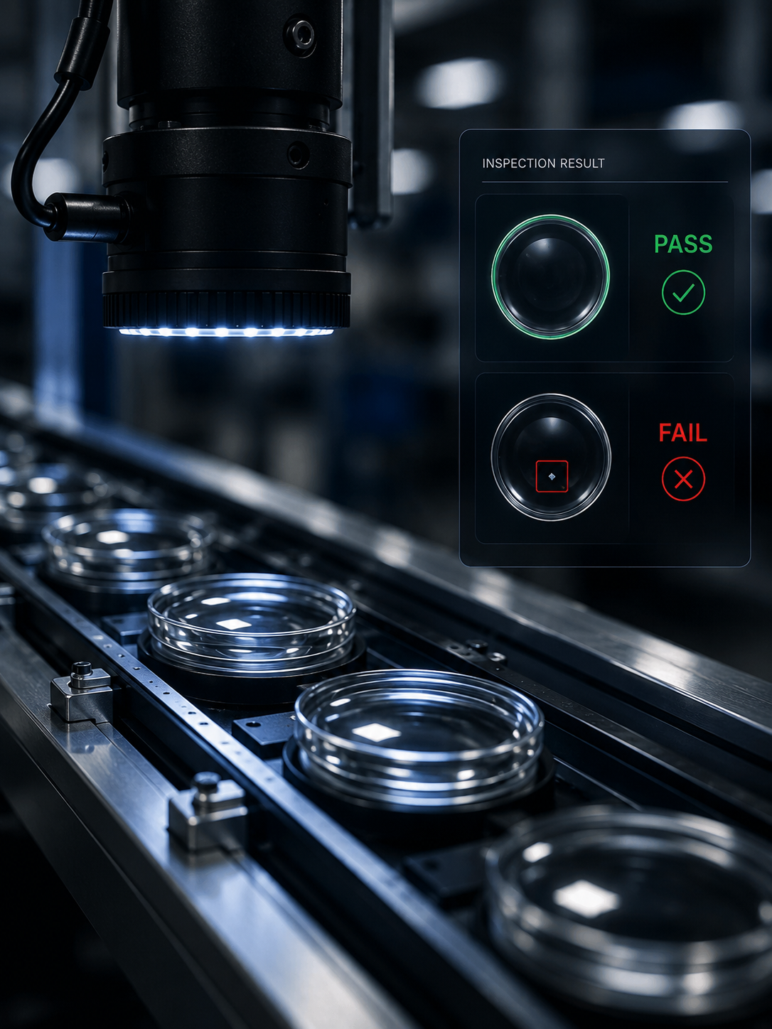 AI-Powered Optical Lens Quality Inspection