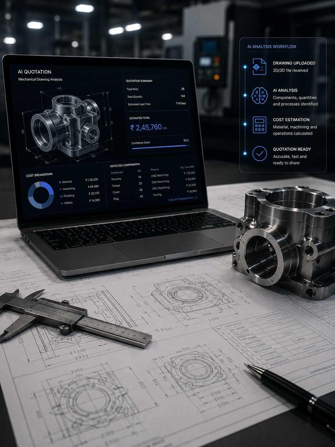 AI Quotation System for Engineering Drawings